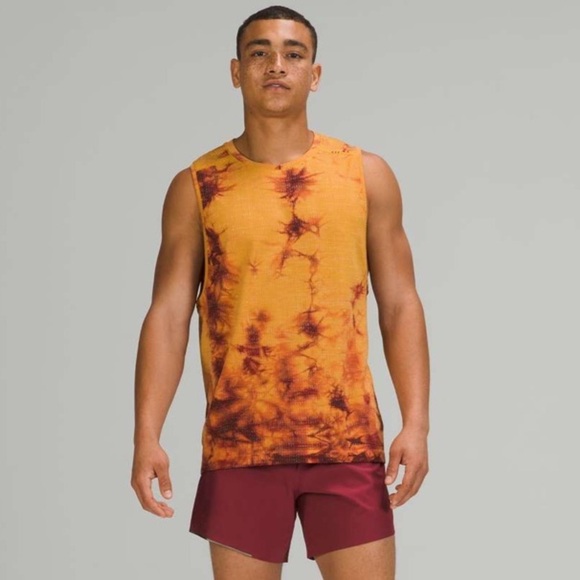 Lululemon Metal Vent Tech Sleeveless 2.0 Tank Disconnect Marble Dye Soleil Med - Picture 10 of 14